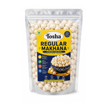 Tosha Regular Makhana – Raw Phool Makhana (Fox Nuts)
