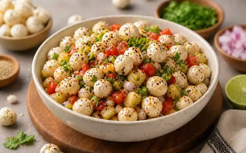 Makhana Chaat Recipe
